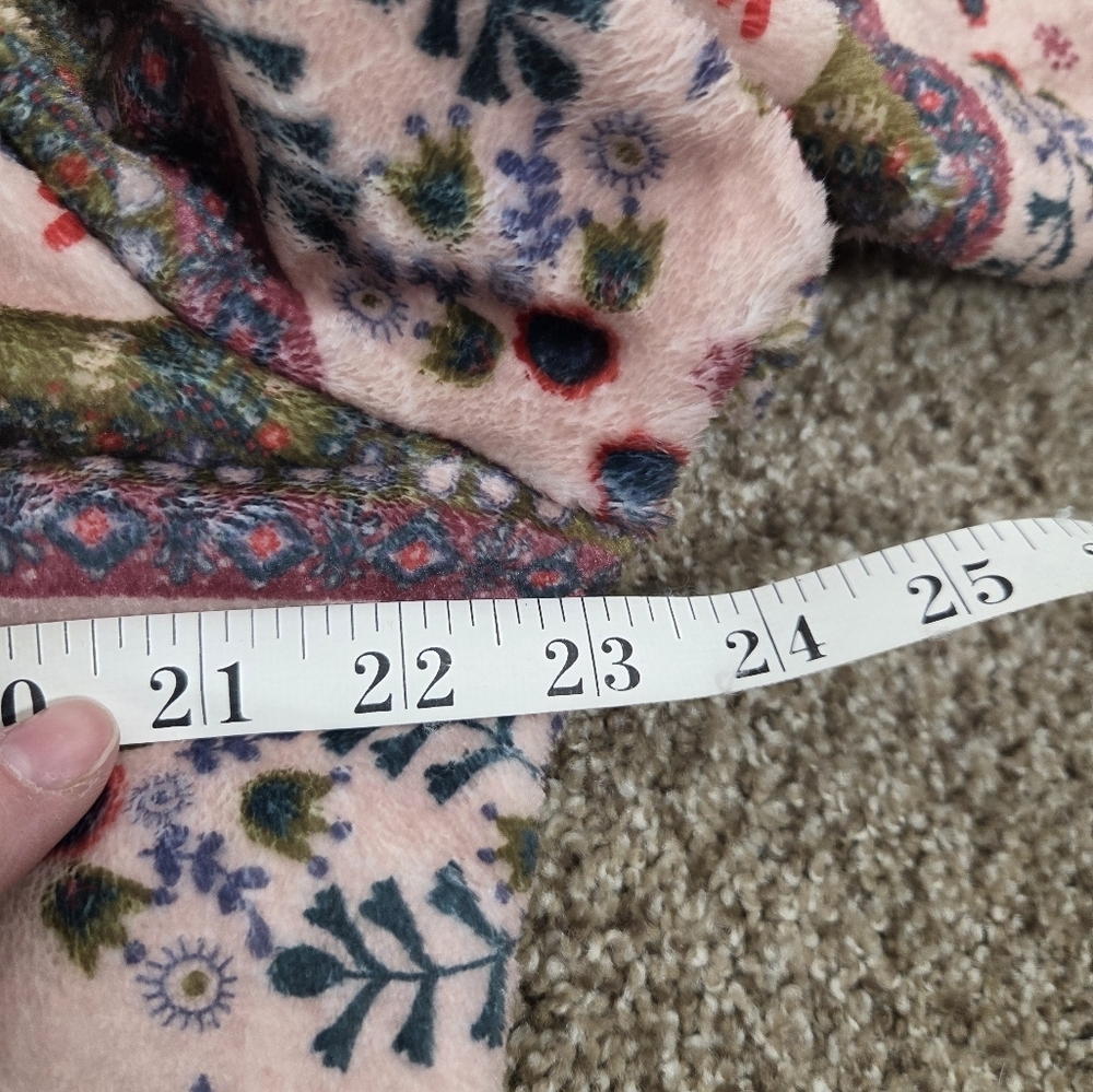 Natural Life Fleece One Piece Pajama ZIPPER Onesie Women's XS / Small Fair ISLE - Picture 7 of 8